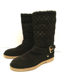 Louis Vuitton Black Shearling Boots