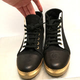 Chanel Hi-Tops Unworn Black