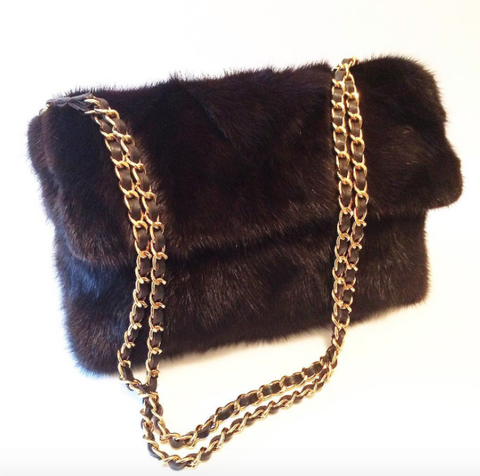 Mink Flap Bag