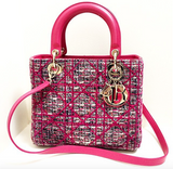 Lady Dior Mini Limited Pink Tweed