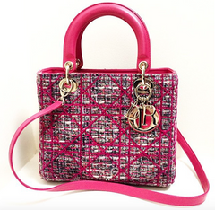 Lady Dior Mini Limited Pink Tweed